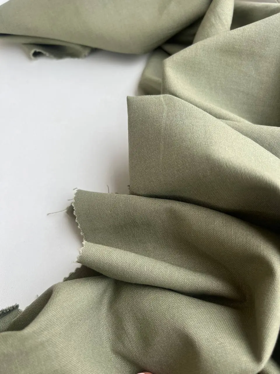 лен с хлопком шалфей 5545, 86