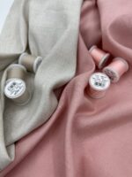 лён с вискозой, цвет розовый зефир premier fabric