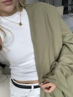 деним умягченный оливка premier fabric