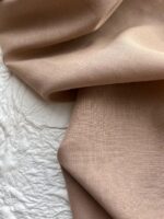 ткань плательная крапива, цвет нуга