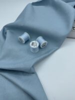 лён с вискозой, цвет голубой premier fabric