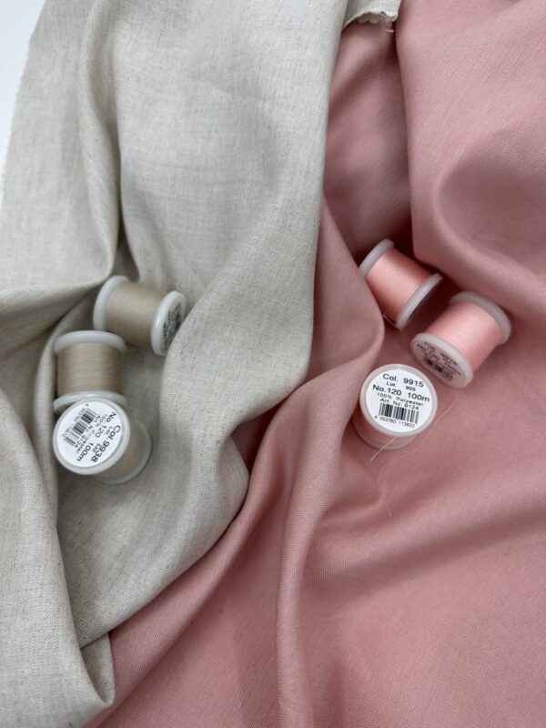 лён с вискозой, цвет экрю premier fabric