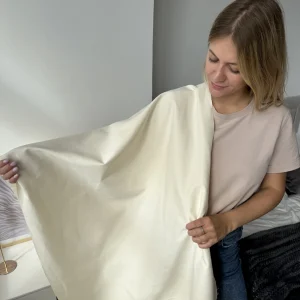 деним умягченный сливочный premier fabric