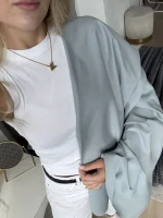 деним умягченный серо-голубой premier fabric