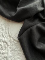кулирная гладь из конопли, цвет черный