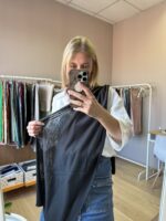 кулирная гладь из конопли чёрного цвета premier fabric