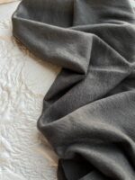кулирная гладь из конопли, цвет серый