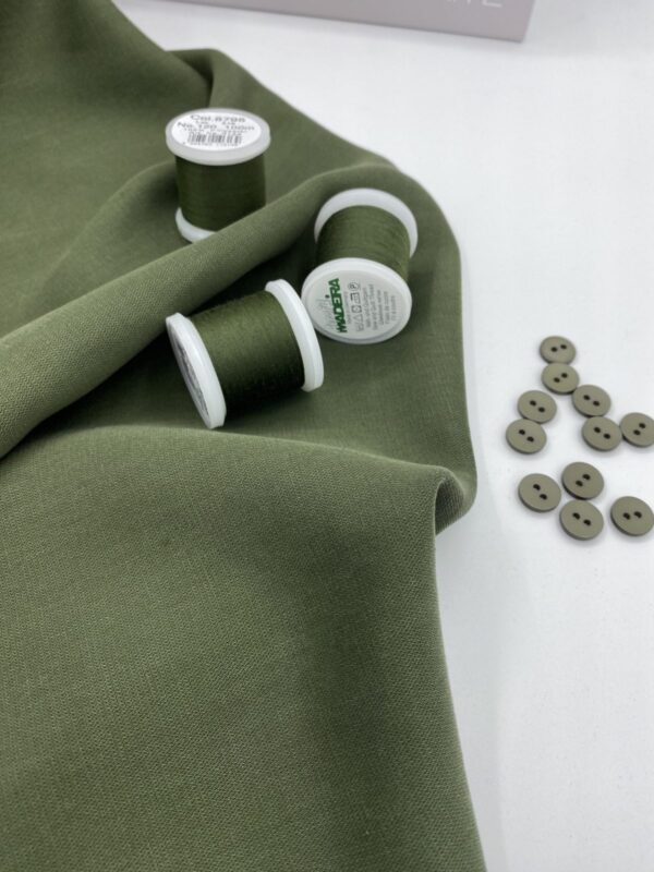 ткань тенсель со льном еловый premier fabric