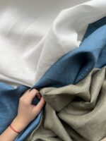 конопляная ткань, цвет "тёплый белый". купить в Premier Fabric