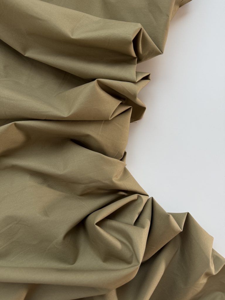 поплин оливка premier fabric