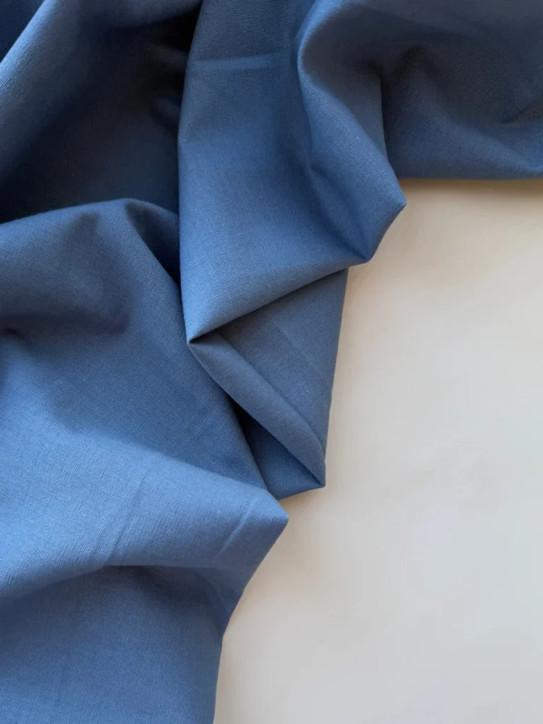 лён с хлопком 210 г/м2, цвет синяя лазурь premier fabric