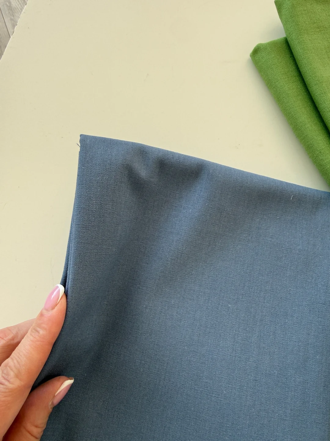 лен с хлопком синяя лазурь premier fabric