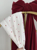 лен с вышивкой цвет белый купить в premier fabric