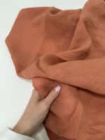 лен 100% цвет охра premier fabric