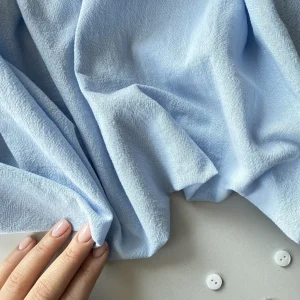 хлопок краш голубой premier fabric