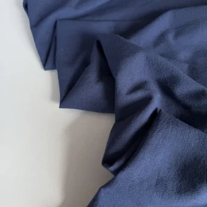 хлопок краш темно-синий premier fabric