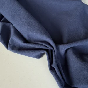 хлопок краш темно-синий premier fabric