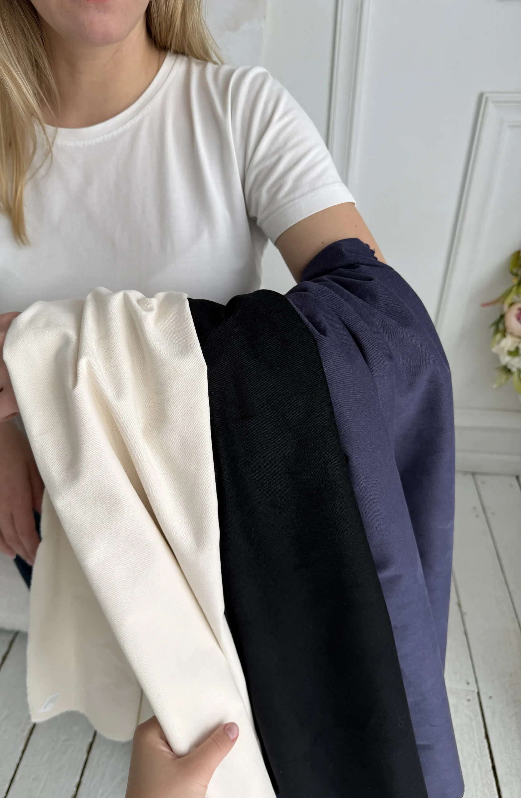 деним с пич эффектом ваниль premier fabric деним с пич эффектом ваниль premier fabric