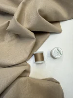 лен с хлопком крем беж premier fabric