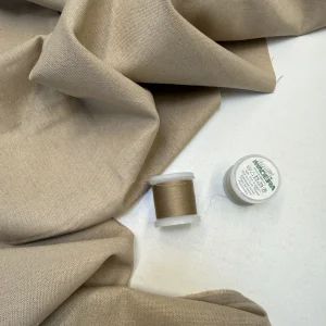 лен с хлопком крем беж premier fabric