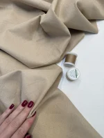 лен с хлопком крем беж premier fabric