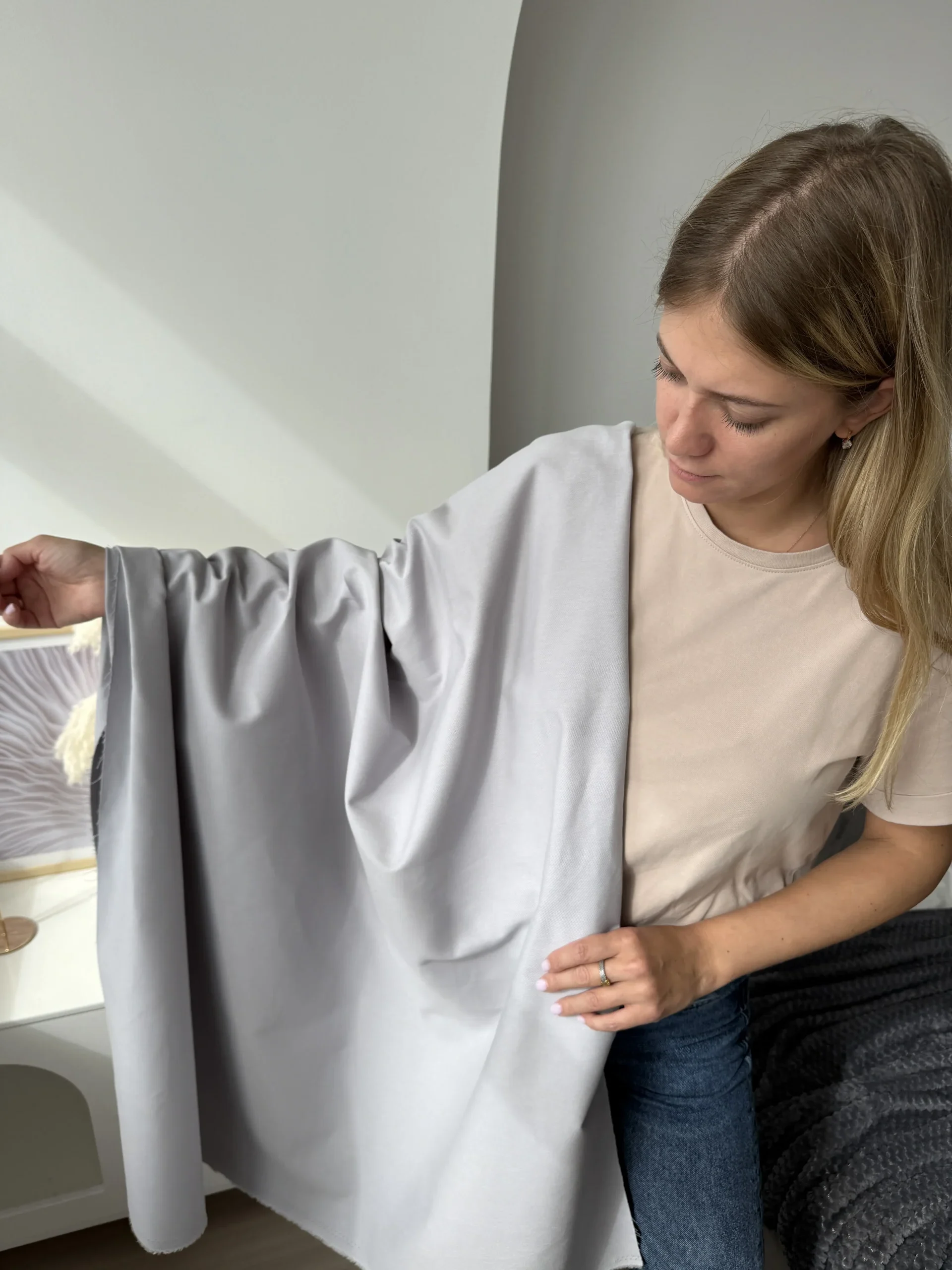 деним умягченный сливочный premier fabric деним умягченный сливочный premier fabric