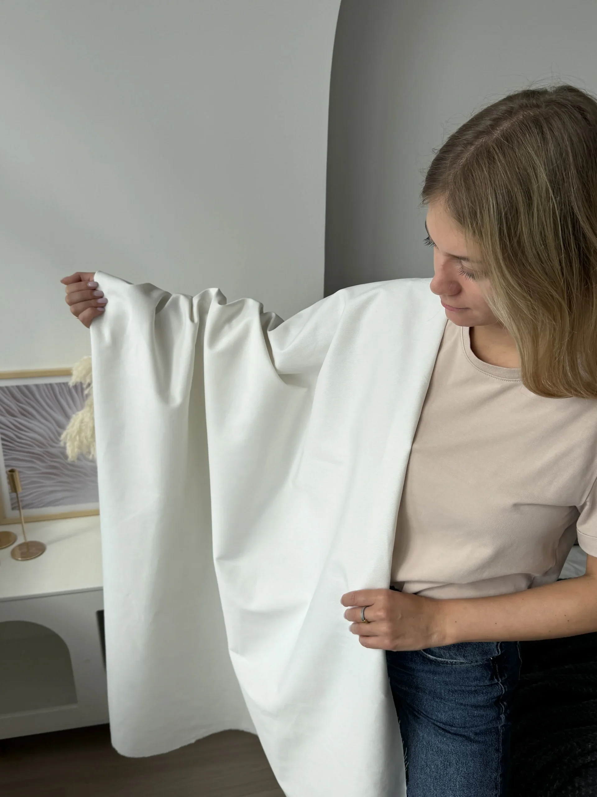 деним умягченный белый premier fabric деним умягченный белый premier fabric