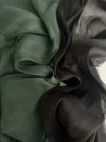 лён с шёлком чёрный premier fabric