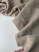 лен хамелеон бежевый premier fabric