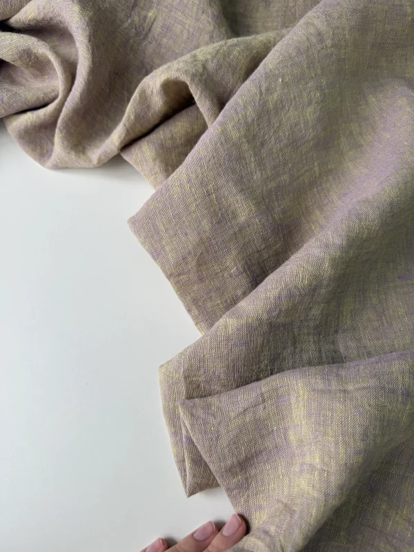 лен хамелеон бежевый premier fabric