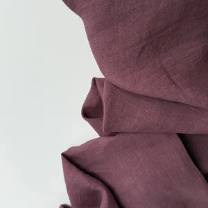 лен плательный 100%, слива premier fabric