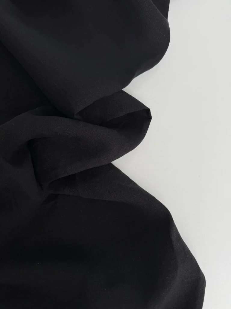 конопляная ткань черный 160 г/м2 100152 premier fabric