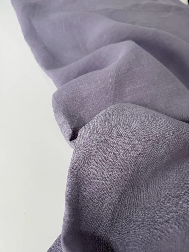 конопляная ткань перламутрово-фиолетовый 160 г/м2 100152 premier fabric