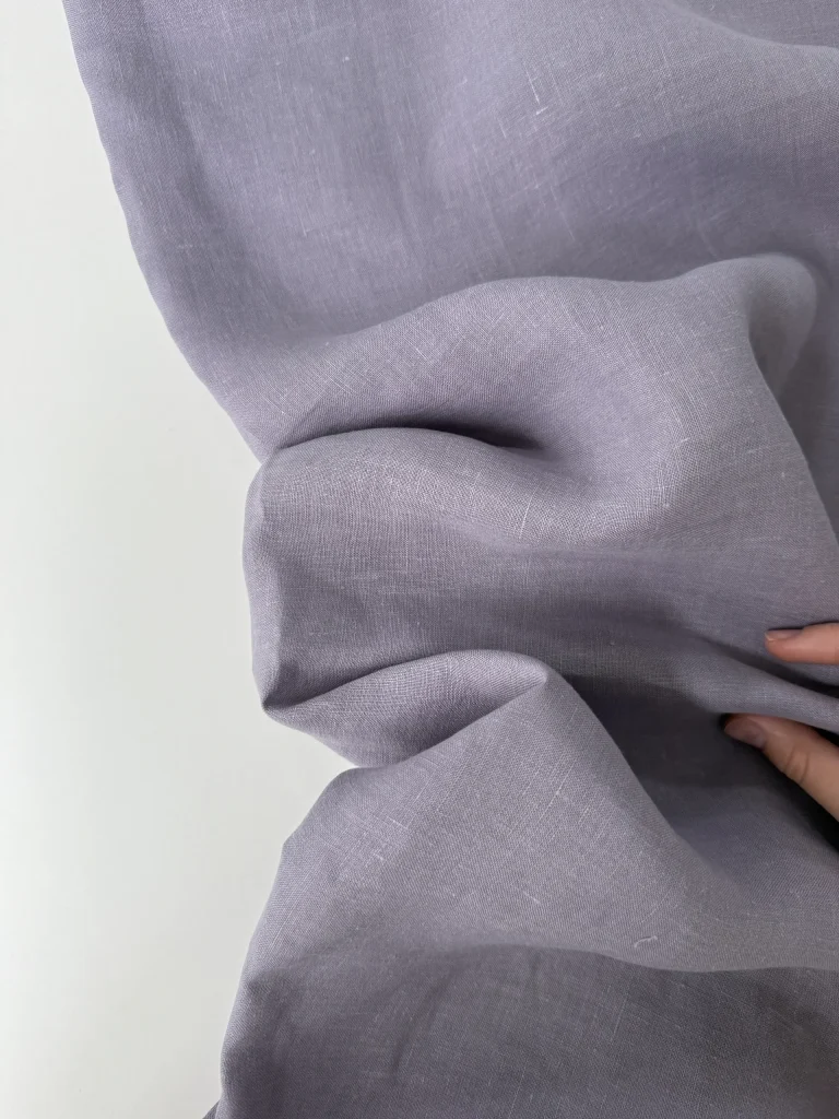 конопляная ткань перламутрово-фиолетовый 160 г/м2 100152 premier fabric