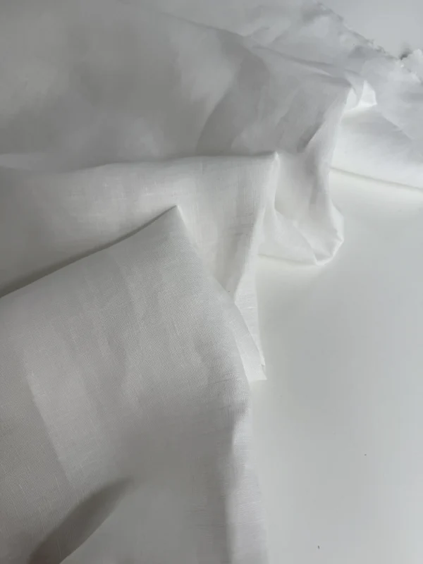 конопляная ткань белый 160 г/м2 100152 premier fabric