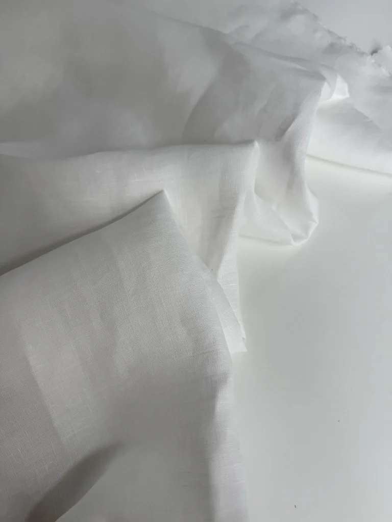 конопляная ткань белый 160 г/м2 100152 premier fabric