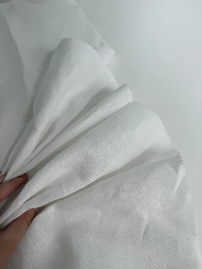 конопляная ткань белый 160 г/м2 100152 premier fabric
