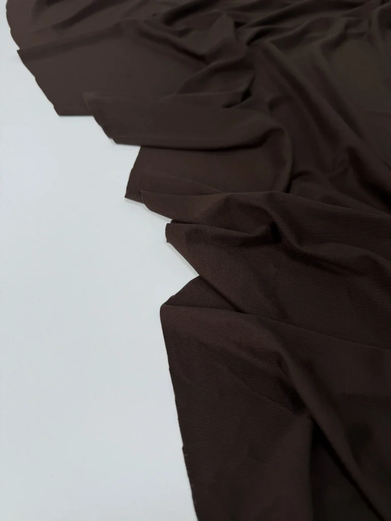 кулирная гладь из тенселя цвет шоколад premier fabric