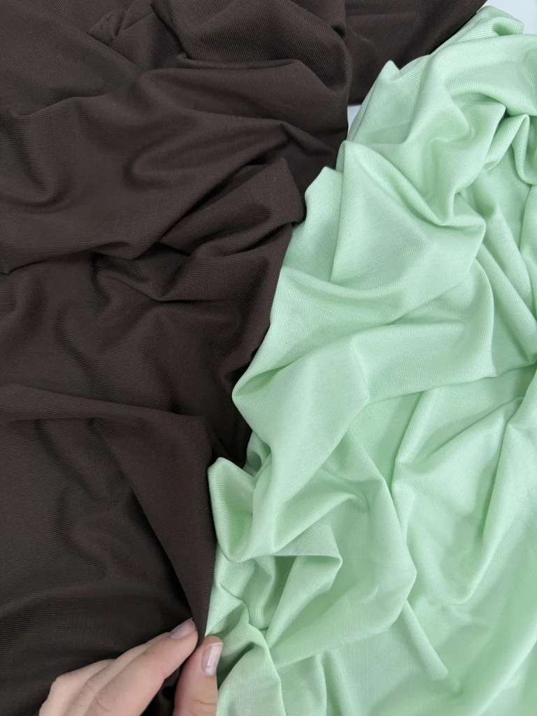 кулирная гладь из тенселя цвет лайм premier fabric