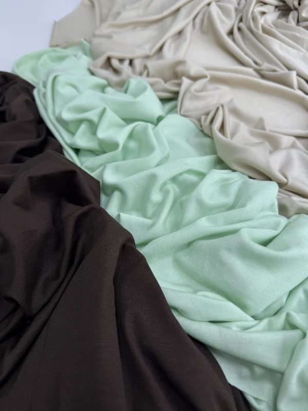 кулирная гладь из тенселя цвет лайм premier fabric