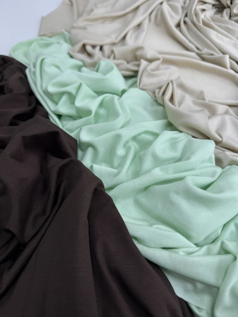 кулирная гладь из тенселя цвет лайм premier fabric