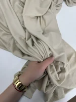 кулирная гладь из тенселя цвет фисташковый крем premier fabric
