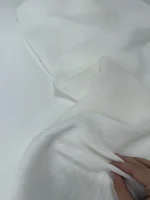 лен 100% цвет белый premier fabric