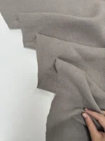 костюмная конопляная ткань серый premier fabric