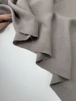 костюмная конопляная ткань серый premier fabric