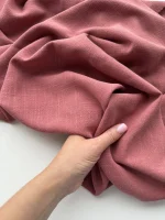 лен с вискозой лососевый premier fabric
