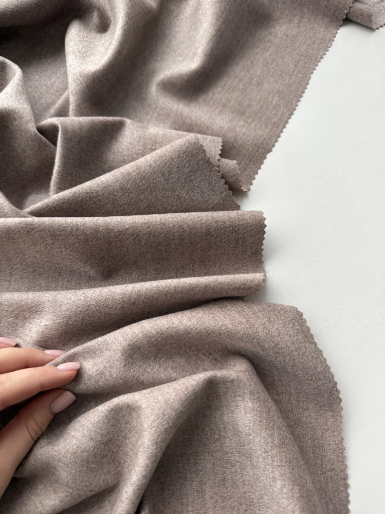 тенсель с шерстью кофе с молоком premier fabric