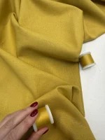 лен с хлопком куркума premier fabric