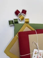 лен с хлопком красный premier fabric