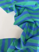 полоска сине-зеленый хлопок premier fabric